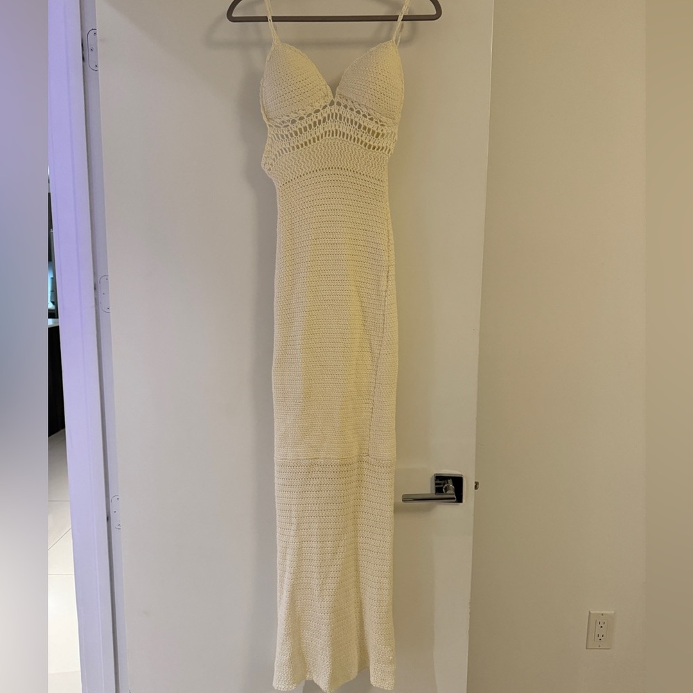 Cappittana Cream Knit Dress
